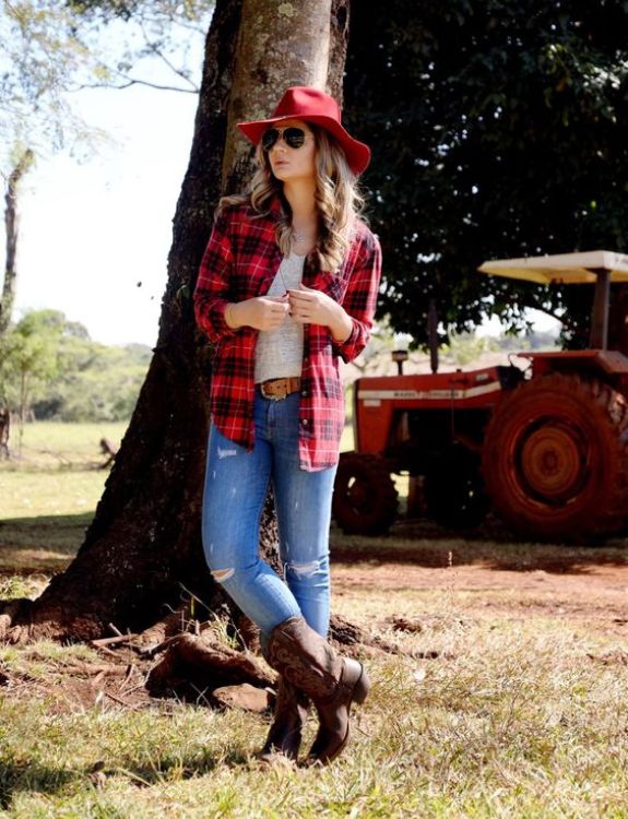 Ranch Day Chic-cowgirl outfit ideas